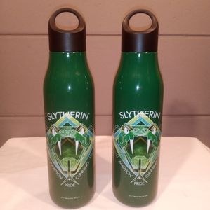 New! 2 Slytherin Metal Water Bottles 22 oz